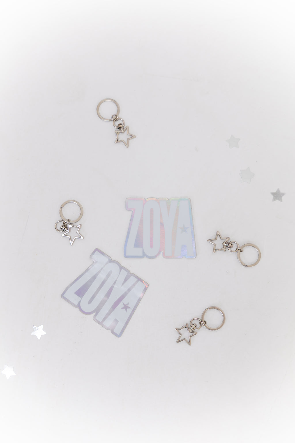 Zoya Star Sticker + Keychain Set